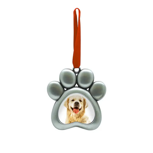 Pearhead Paw Shaped Pet Photo Ornament