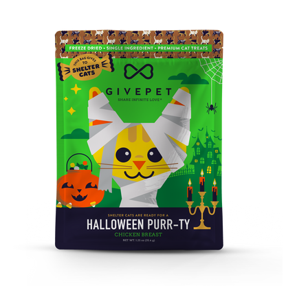 GivePet Halloween Purr-ty Freeze-Dried Cat Treats