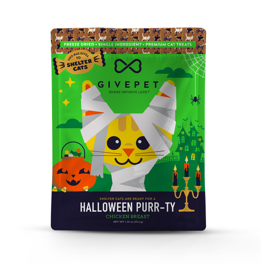 GivePet Halloween Purr-ty Freeze-Dried Cat Treats