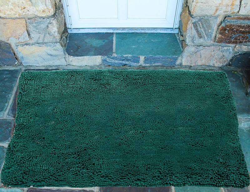 Soggy Doggy Ultra-Absorbent Doormat, Evergreen