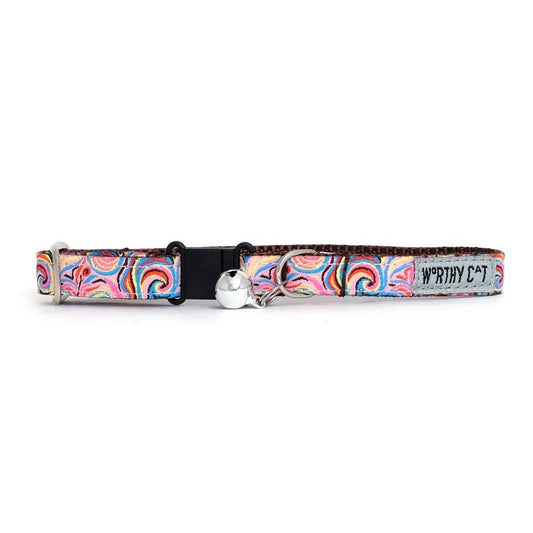 The Worthy Dog - Swirly Cat Collar