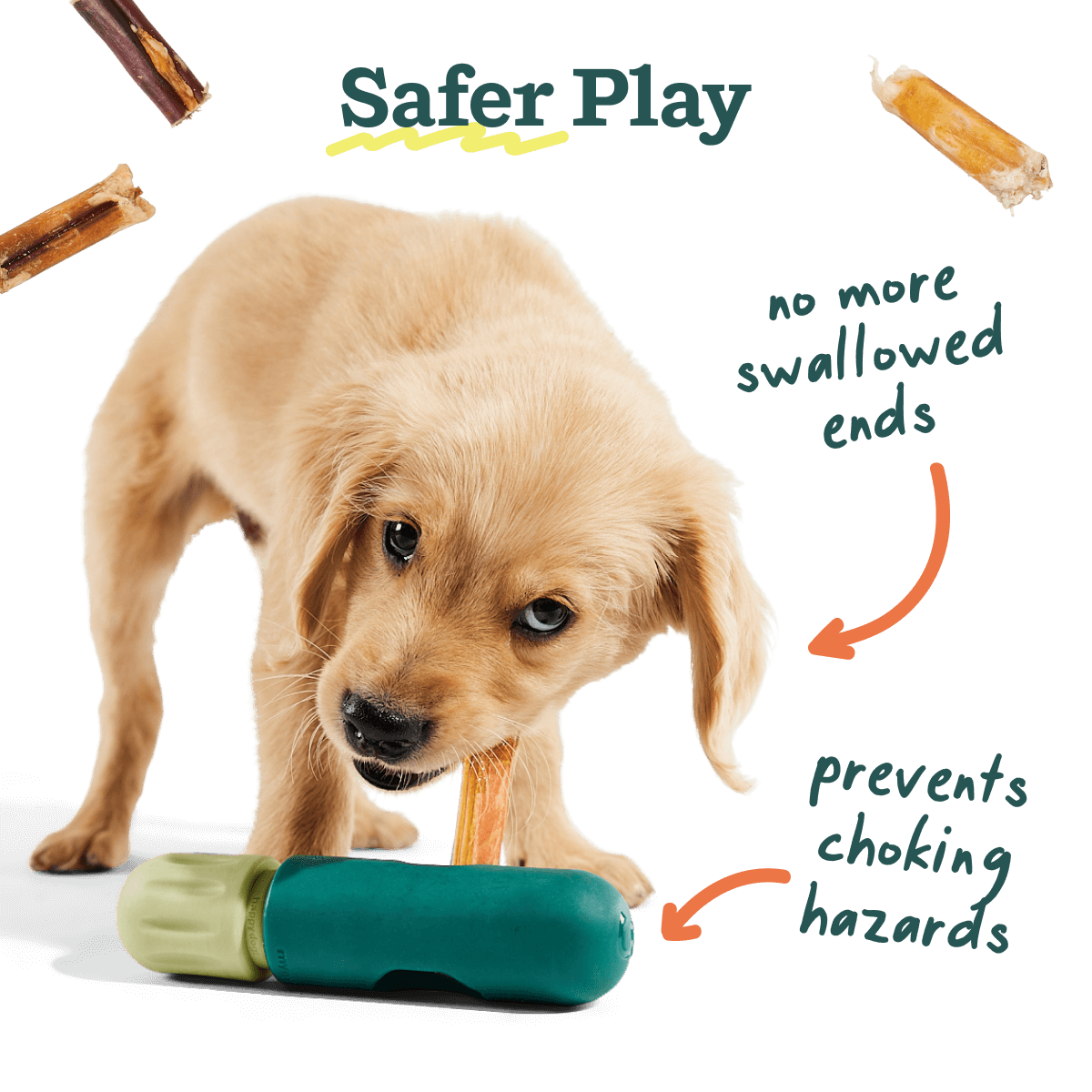 Woof BullySafe Dog Chew Treat Holder