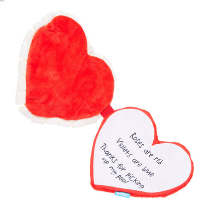 BARK Valentine's Be Mine Growlentine Plush Dog Toy, M/L