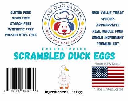 Raw Dog Barkery Scrambled Ducks Eggs
