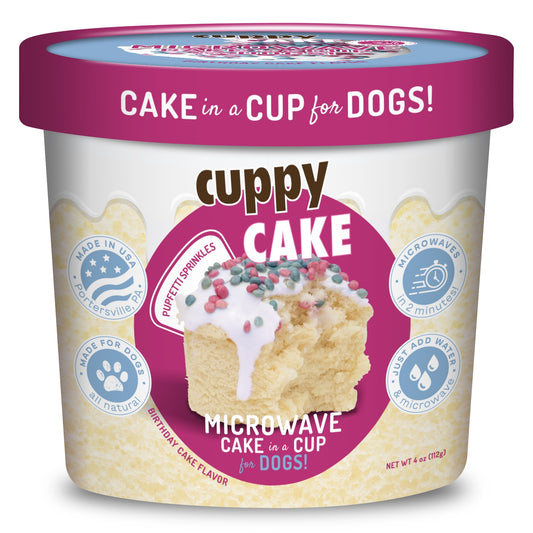 Cuppy Cake Dog Cake in a Cup