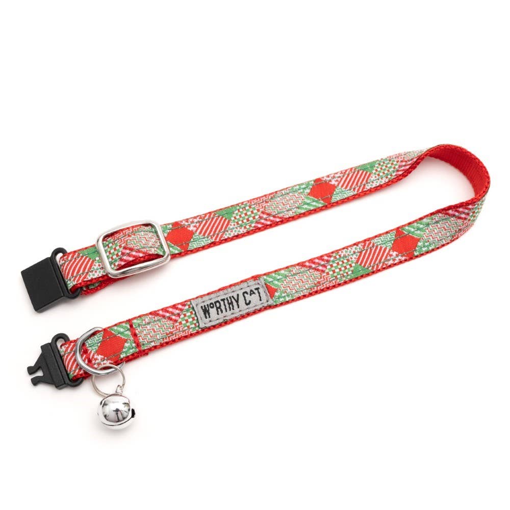 The Worthy Dog - Americana Holiday Cat Collar