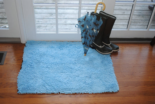 Soggy Doggy Ultra-Absorbent Doormat, Blue