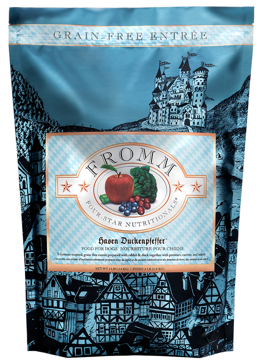 Fromm Four-Star Grain Free Hasen Duckenpfeffer Dry Dog Food
