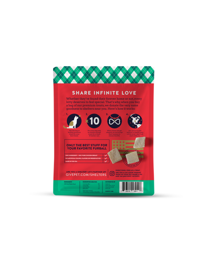 GivePet Cat Santa Claws Freeze Dried Christmas Treats