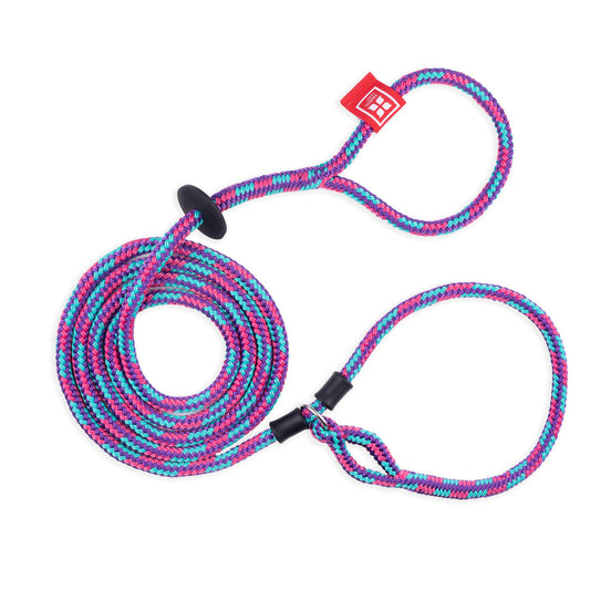 Harness Lead Dog Anti Pull Reflective Harness, Reef (Purple/Raspberry/Turquoise)