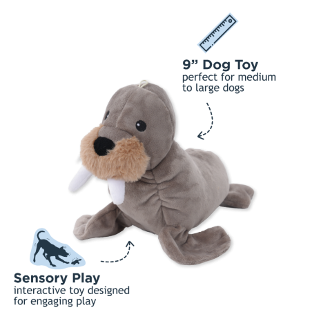 Tall Tails Dog Animated Walrus Toy