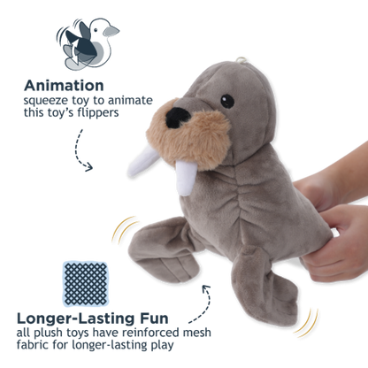 Tall Tails Dog Animated Walrus Toy