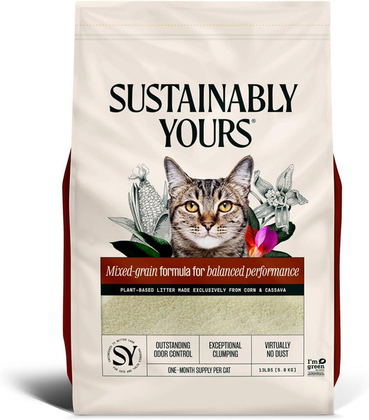 Sustainably Yours Cat Litter Mixed-Grain Formula