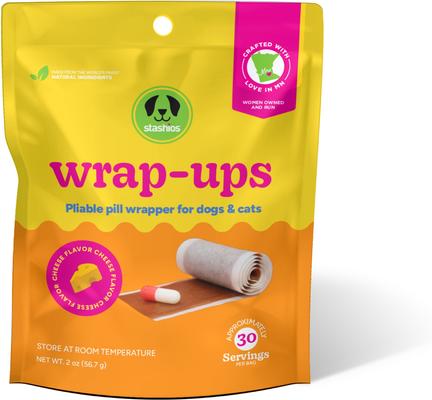 Stashios Wrap-Ups Cheese Pill Wrapper Dog & Cat Treat