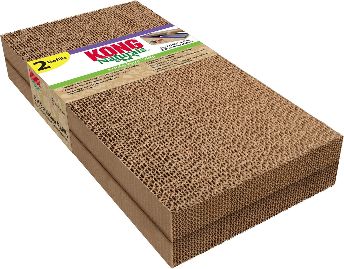 KONG Naturals Cat Scratcher Refill, 2-pack