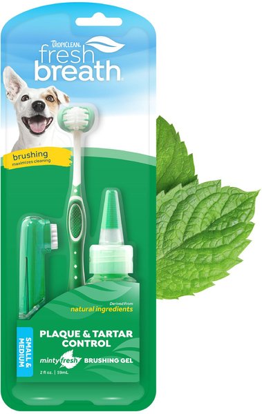 Fresh Breath Dog Oral Care Kit, Small/Medium Dog