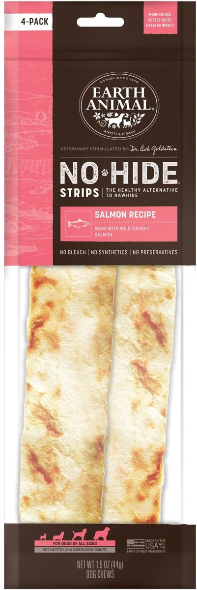 Earth Animal No-Hide Dog Chew Strip (4 pack)