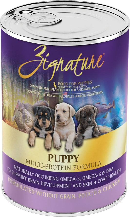Zignature Puppy Formula Pate Canned Wet Dog Food
