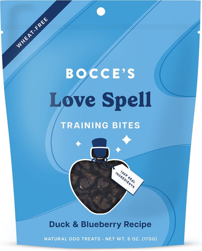 Bocce's Bakery Love Spell Training Bites Limited Ingredient Soft & Chewy Dog Treats, 6 oz.