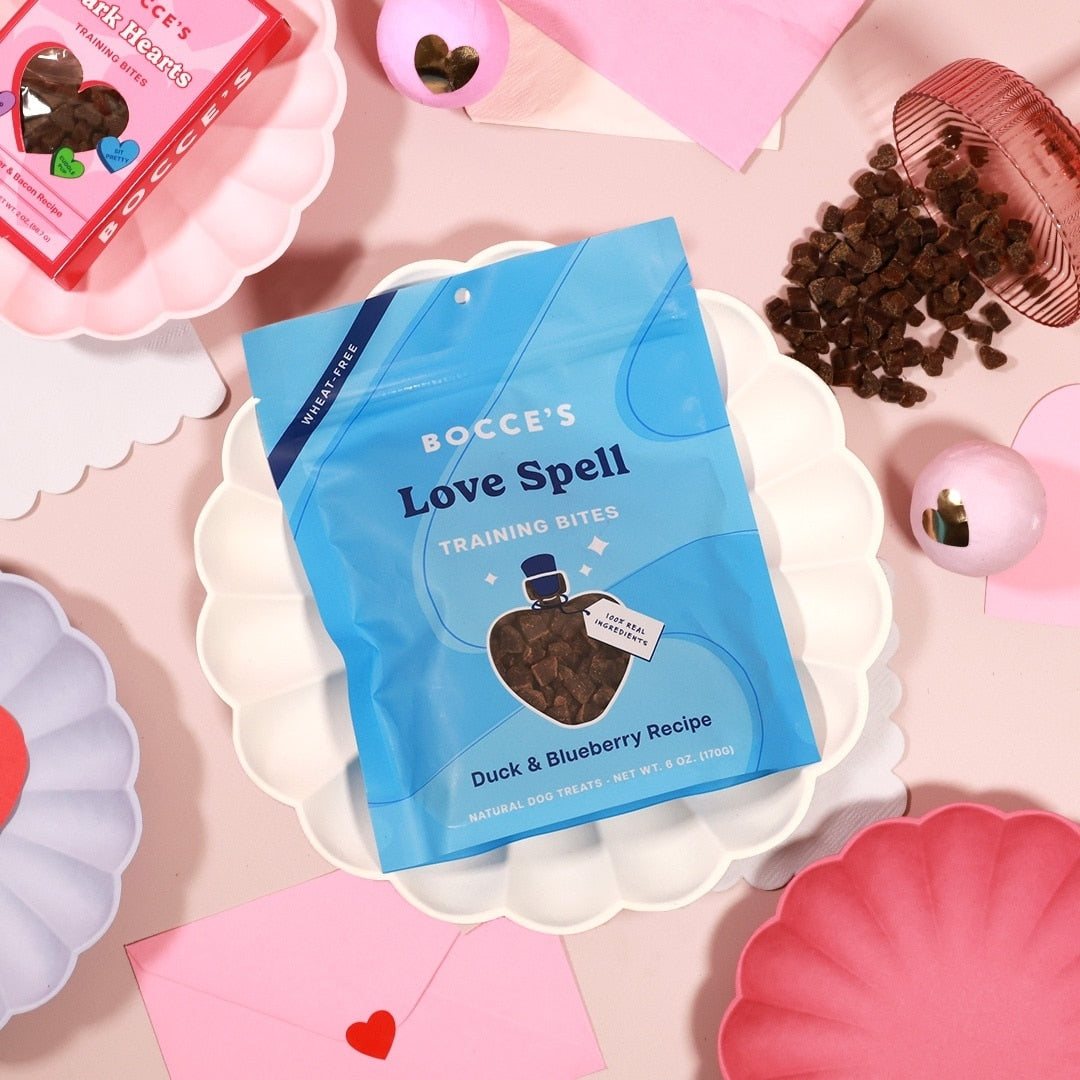 Bocce's Bakery Love Spell Training Bites Limited Ingredient Soft & Chewy Dog Treats, 6 oz.