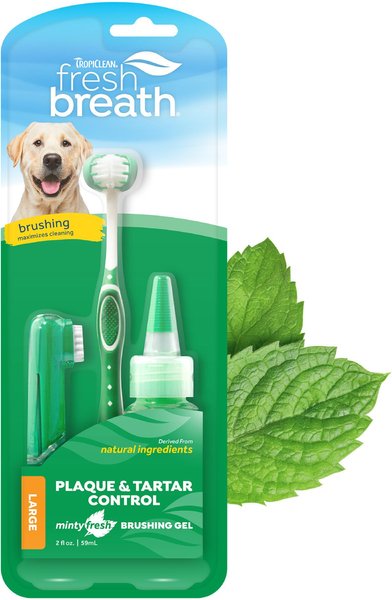 Fresh Breath Dog Oral Care Kit, Large Dog