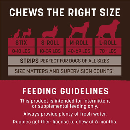 Earth Animal No-Hide Dog Chews (20 pack)