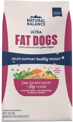 Natural Balance Fat Dogs Chicken & Salmon Formula Low Calorie Dry Dog Food