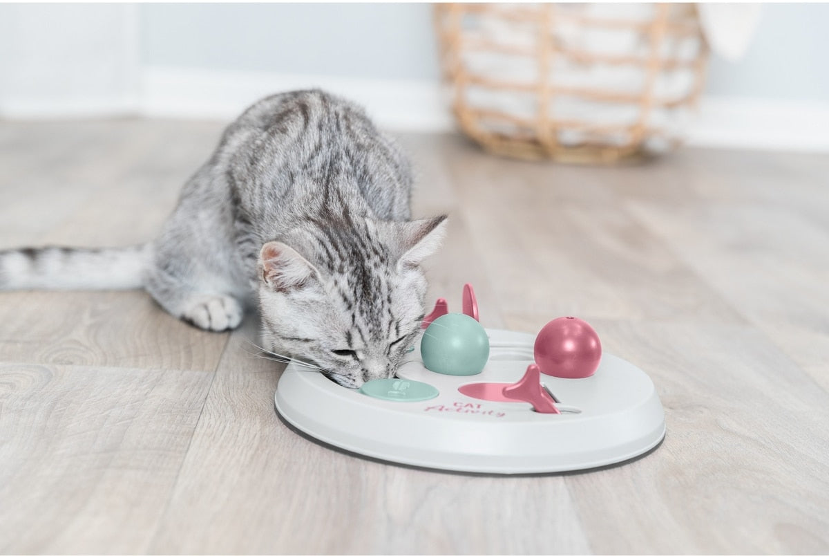 TRIXIE Cat Activity Hide N' Slide Flip Board Cat Toy