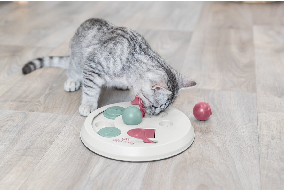 TRIXIE Cat Activity Hide N' Slide Flip Board Cat Toy