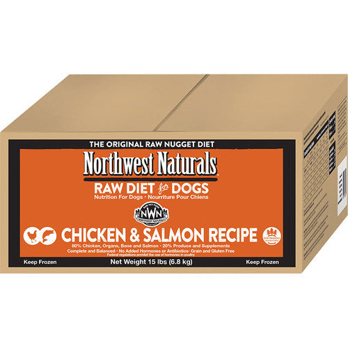 Northwest Naturals Frozen Raw Chicken & Salmon Nuggets Dog Food