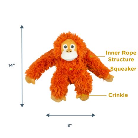 Tall Tails Dog Orangutan Rope Body Toy