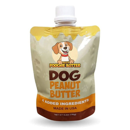 Dilly's Poochie Butter Dog Peanut Butter Squeeze Pack