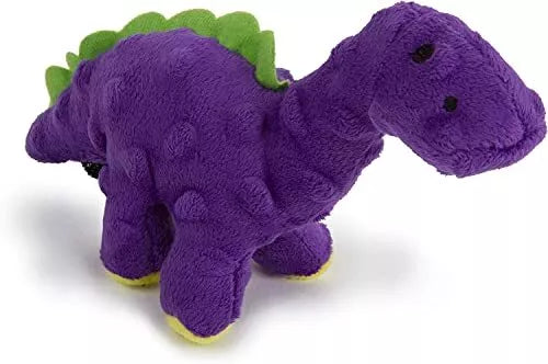 goDog Dinos Just For Me Bruto Plush Dog Toy Purple, Mini