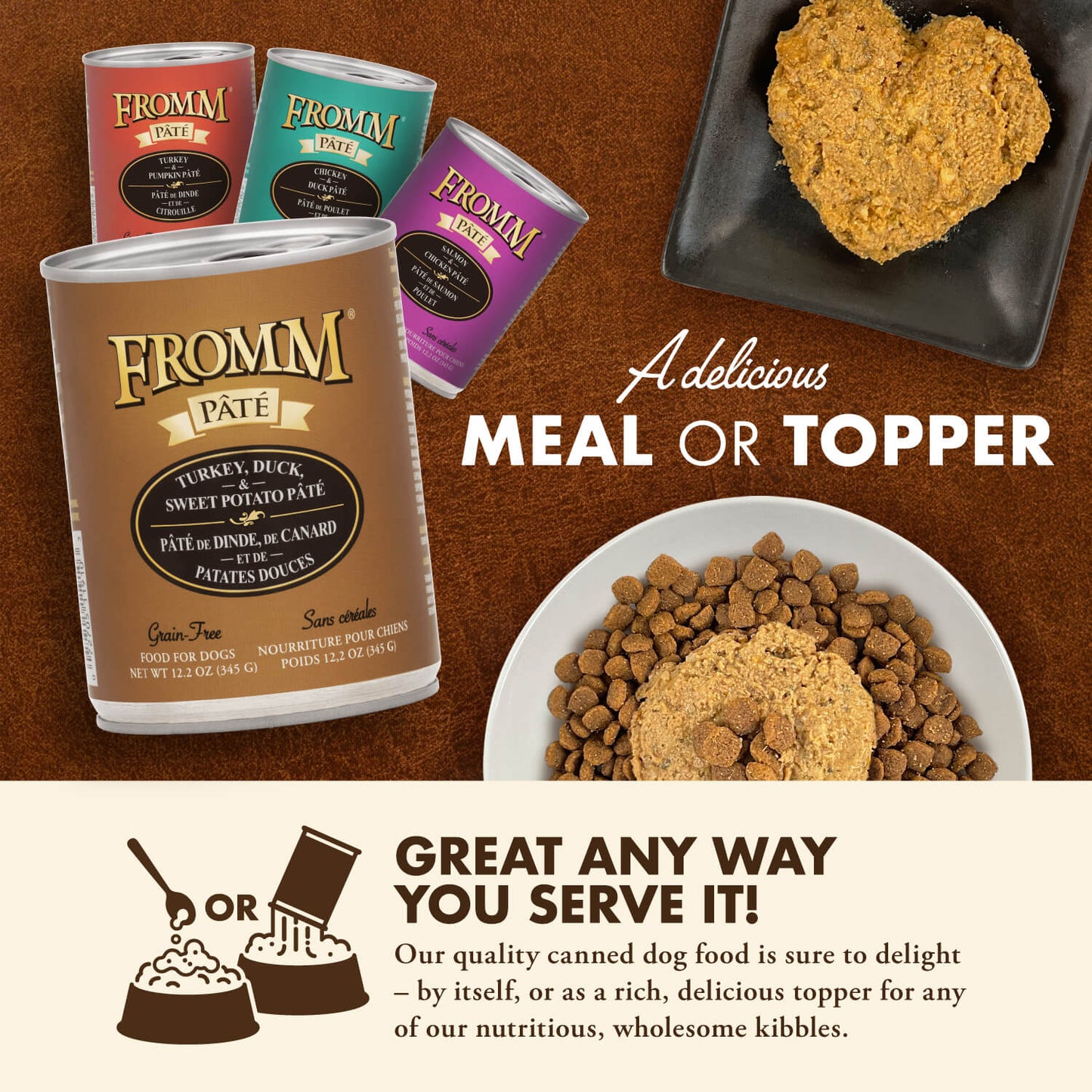Fromm Pate Turkey, Duck & Sweet Potato Wet Dog Food