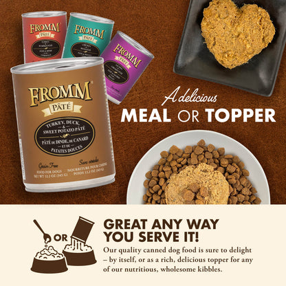 Fromm Pate Turkey, Duck & Sweet Potato Wet Dog Food