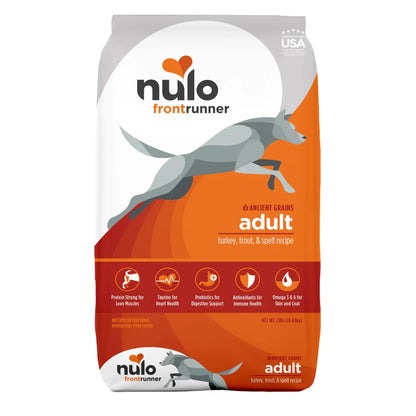 Nulo Dog Frontrunner Ancient Grains Turkey, Trout and Spelt Dry Food